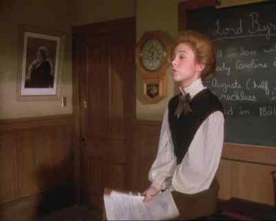 Bye Barbara! Don't forget your
lunchpail!
-Bye Miss Sherley! - Anne of Green Gables: The Sequel