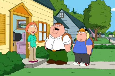 Bye, you guys. Have fun at school. - Family Guy