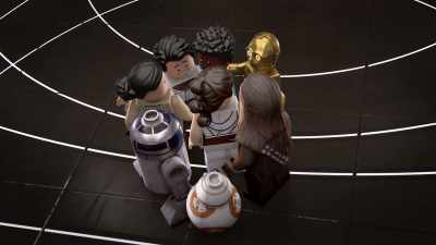 C-3PO: This is really
quite pleasant. Chewbacca! - Lego Star Wars Summer Vacation