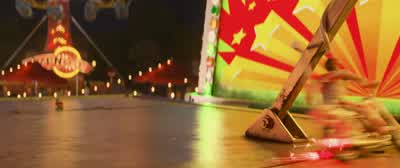 Yes! He did it! All right, our turn! You heard the sheriff. Let's go. - Toy Story 4