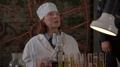 Cadet Connors is also a forensics expert - Police Academy: Mission to Moscow