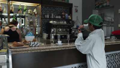 -(cafe chatter)
-(girls whispering) - We Are Who We Are