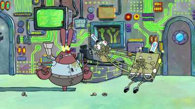 Cake molds away! - SpongeBob SquarePants Presents The Tidal Zone