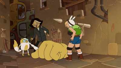 Cake,
you're too reckless! - Adventure Time: Fionna & Cake