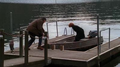 Calico Inlet's
15 minutes out. - The X-Files