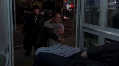 - Call an ambulance!
- A different, this one's cursed. - Monk