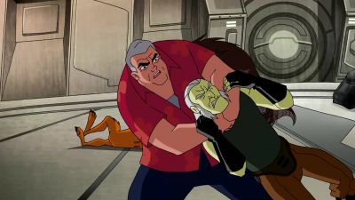Call off that
buck-toothed varmint, - Ben 10