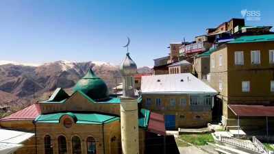 (CALL TO PRAYER PLAYS
OVER LOUDSPEAKER) - From Russia to Iran: Crossing Wild Frontier