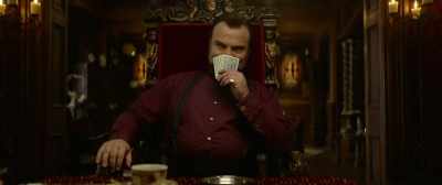 Calling that a poker face
is an insult to faces. - The House with a Clock in Its Walls
