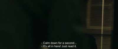 - Calm down for a second...
- It's all in here! Just read it. - The Marco Effect