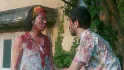 Calm down.
-I am calm, very calm. - One Cut of the Dead