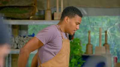 Calm, Misti.
I'm not thinking about the final, - Handmade: Britain's Best Woodworker