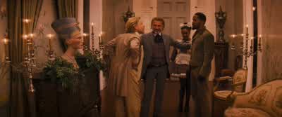 Calvin's in the Julius Caesar room. - Django Unchained