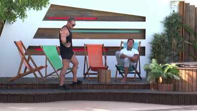 Came back, went to the gym,
came back, - Love Island