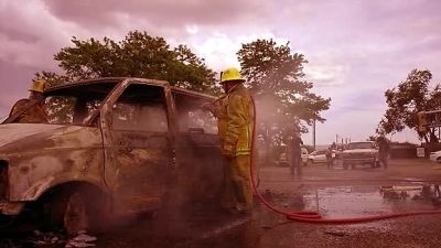 Came out after my group
 and-- and it was on fire, - Longmire