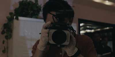 - [camera shutter clicks]
- [thunder rumbling] - Dexter: Original Sin