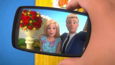 [camera shutter snaps] - Barbie: A Touch of Magic