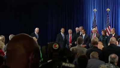 (CAMERA SHUTTERS CLICKING) - Obama: In Pursuit of a More Perfect Union