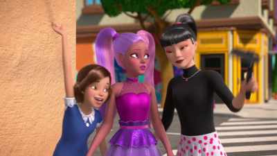 [cameral shutter clicks] - Barbie: A Touch of Magic