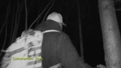 -[cameraman speaking]
-[Russell speaking] - Expedition Bigfoot