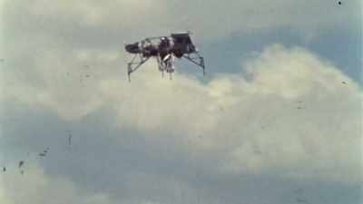 Cameras capture armstrong
grappling for control. - Apollo: The Forgotten Films