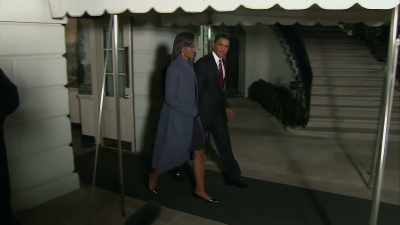 [cameras clicking] - First Ladies