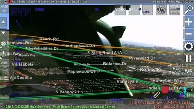 Cameras on helicopters
and mapping technology - Killers: Caught on Camera
