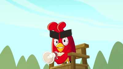[campers giggle and grunt] - Angry Birds: Summer Madness