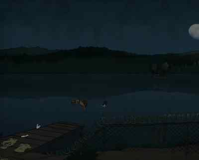 [ campers singing in distance] - As Told by Ginger