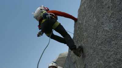 Can you actually see
over the edge there, - The Devil's Climb