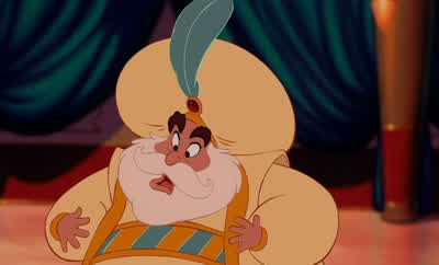 Can this be trueMy daughter has finally chosen a suitorHa ha Praise AllahYou brilliant boy I could kiss youI won't I'll leave that to my - Aladdin
