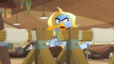 Can you believe
they had the audacity to smash my cabin? - Angry Birds: Summer Madness