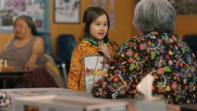-Can you braid my hair?
-(speaking in inuktitut) - North of North