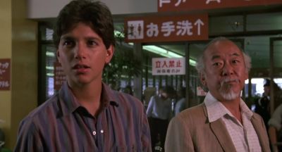 Can you break a log like that - The Karate Kid Part II