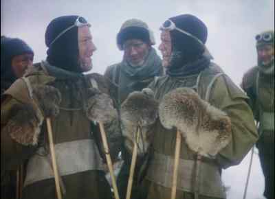 Can we depot our skis here, sir? - Scott of the Antarctic
