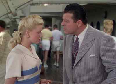 Can you explain why that man was in your cabin kissing you - Romance on the High Seas