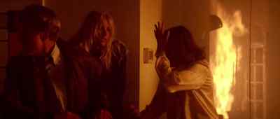 - Can we go down the stairs?
- No, you can't get out there. - Legal Eagles