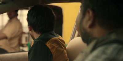 - Can you honk less?
- Bro, you wanna climb in here? - The White Tiger