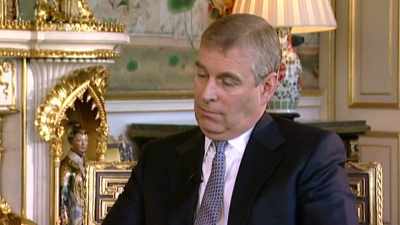 -Can I ask you about
the comments that have been made - Prince Andrew: Banished