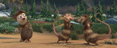 Can I ask you guys something How are you both so happydoesn't it weigh on you that the world might be endingCan I tell him our secret Come here come here we're very very stupidBut still you're not a tinsy bit concerned about I don't know say imminent - Ice Age: Continental Drift