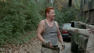 Can I borrow that a sec? - The Walking Dead