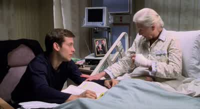 Can I do anything for you You do too muchCollege a job all this time with me You're not Superman you know - Spider Man