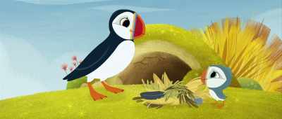 Can I go and see what Phoenix
and Isabelle are doing? - Puffin Rock and the New Friends