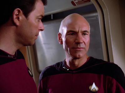 Can I help you, sir? - Star Trek: The Next Generation