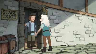 -Can I please just come into the theater?
-No. - Disenchantment