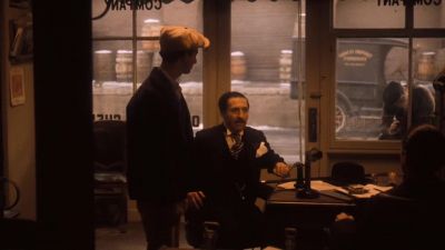 Can I sit down? - The Godfather: Part II