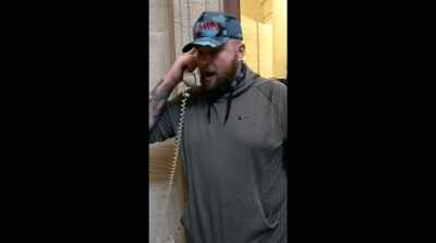 Can I speak to Pelosi?
Yeah, we're comin', bitch! - Four Hours at the Capitol