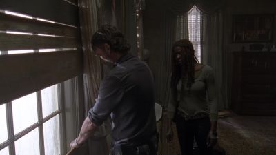 Can I take a look at that cut? - The Walking Dead