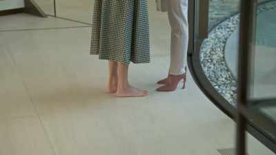 -Can I take off my shoes? Yeah.
-[Dang laughs] - Buying Beverly Hills