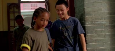 Can I touch your hairYou're gonna do somethingJust stay away from usAll of us - The Karate Kid